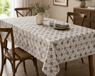 Tovaglia Coll. Airone Dis. Geometrico Col. Naturale