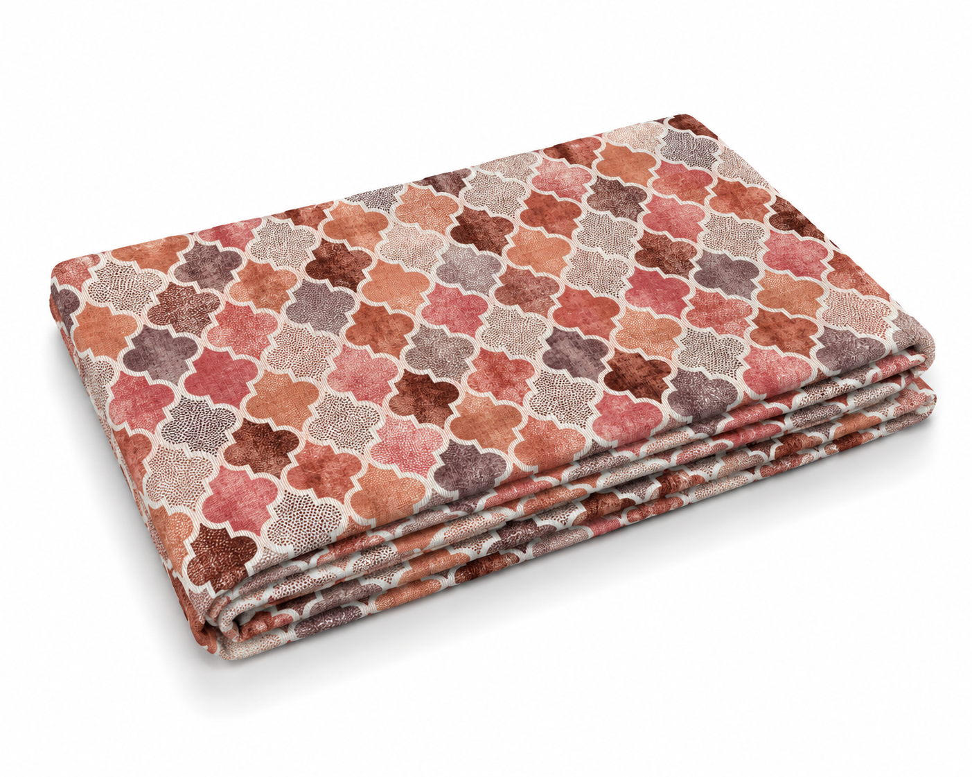 Tovaglia Coll. Airone Dis. Geometrico Col. Rosa