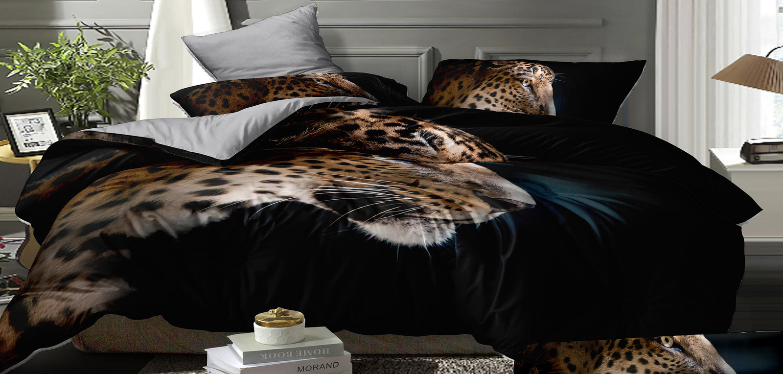 Coppia FEDERE 50x80 dis GHEPARDO Coll. Nature