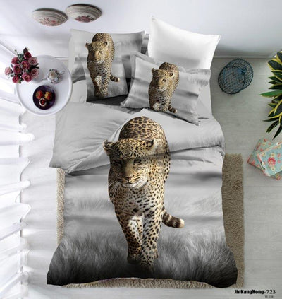 Completo Letto Matrimoniale dis. GHEPARDO  Coll. Nature