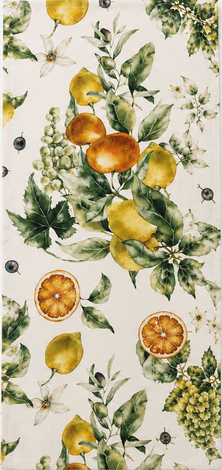 Runner 50cm x 150cm collezione Toscana dis. Agrumi