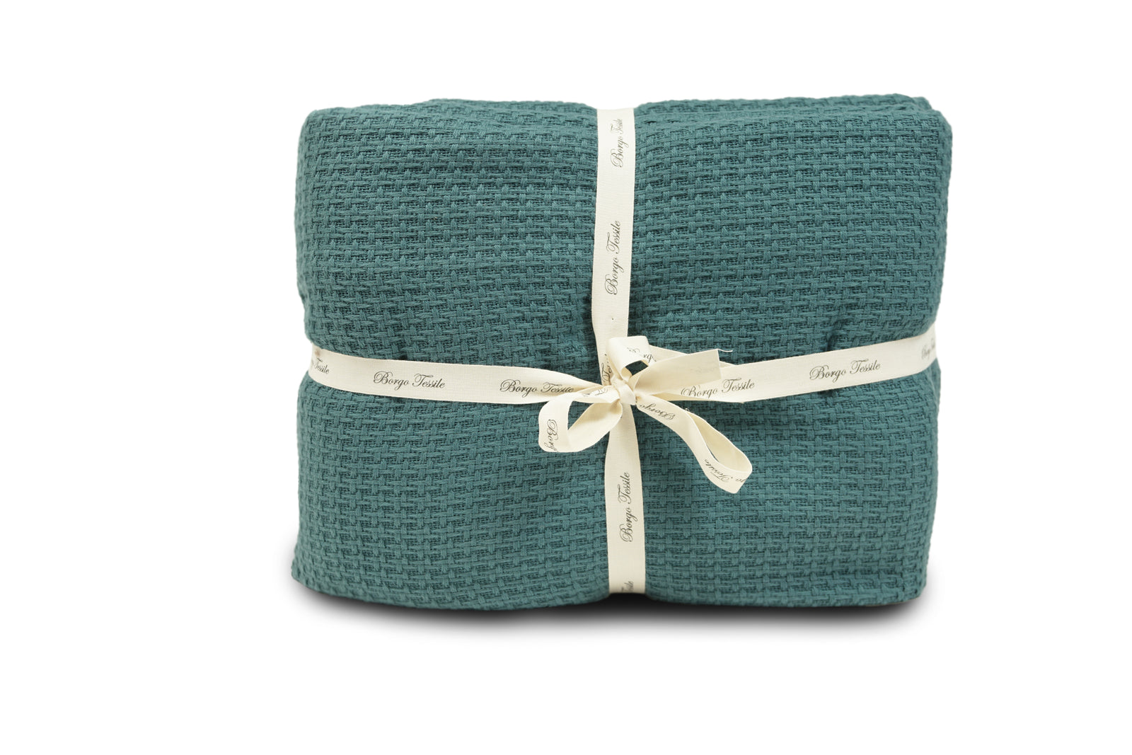 Copriletto Palmarola col. PETROLIO