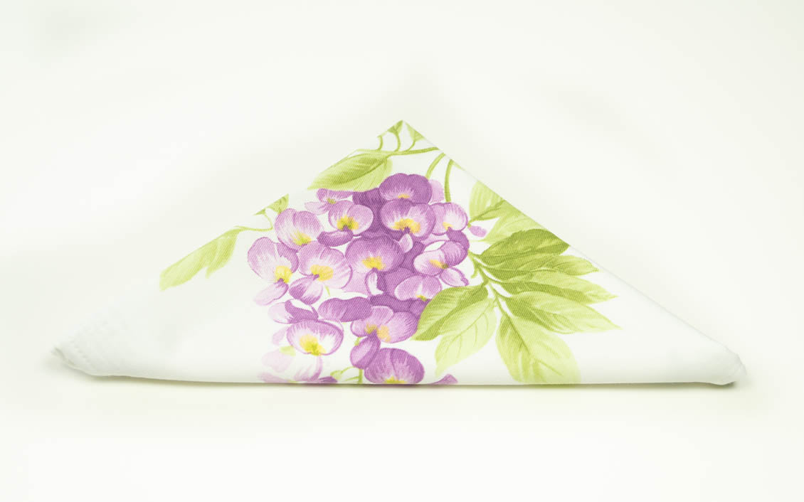 Tovagliolo 40cm x 40cm collezione Glicine