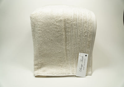 Natural plain color bath towel
